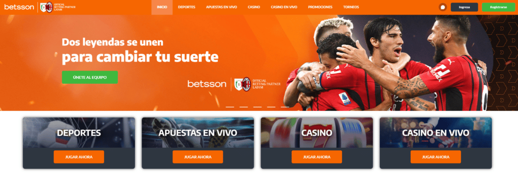 Casino, Lotería y competiciones deportivas Betsson